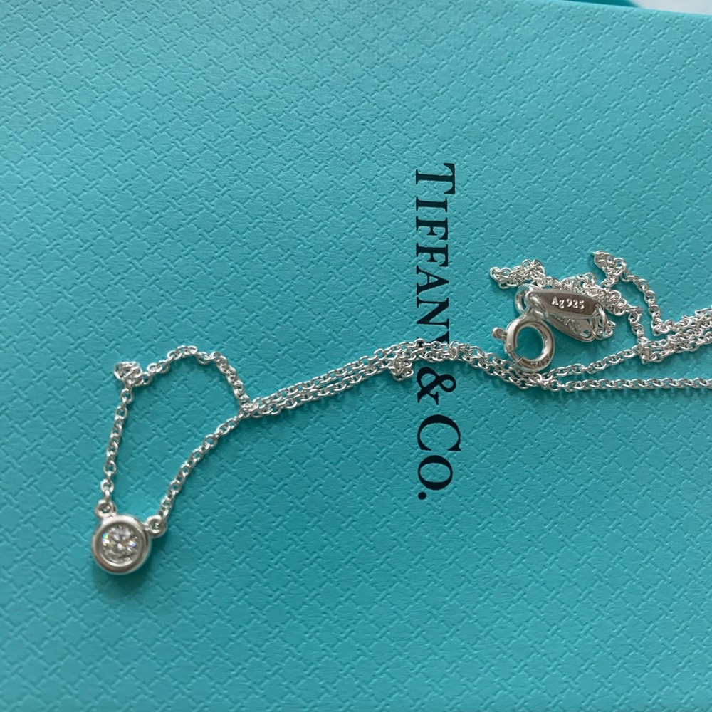 Tiffany & Co. Diamond By The Yard .07 Ct. Necklace